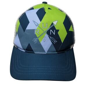 Run Still I Run Snapback Trucker Hat Multi One Size Adjustable Mesh Back Boco